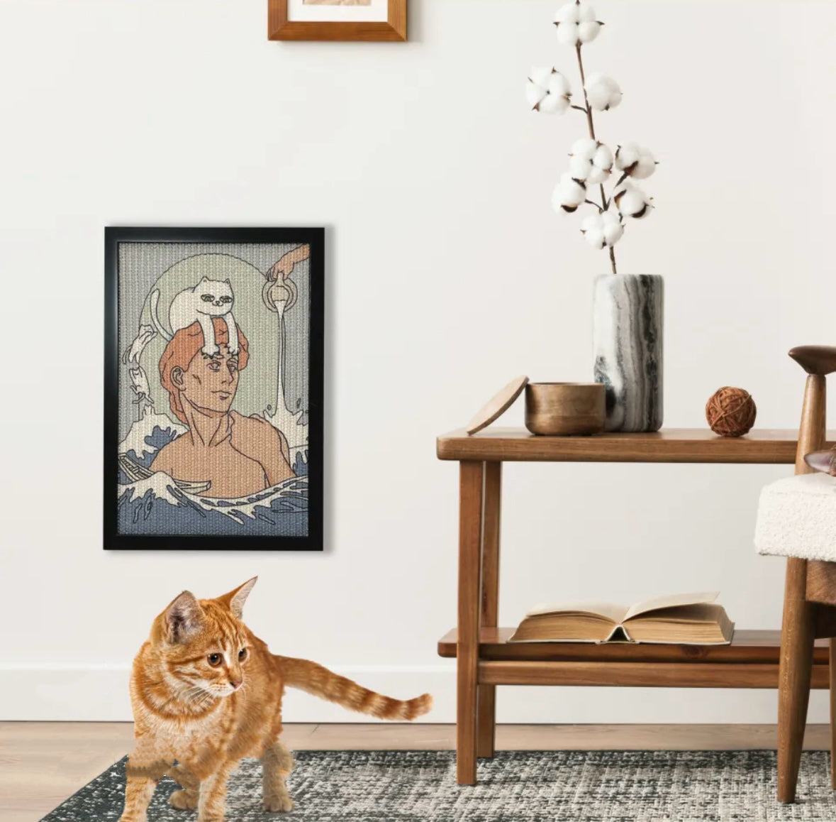 Art Meets Function: Hand-Painted Cat Furniture That Elevates Your Space