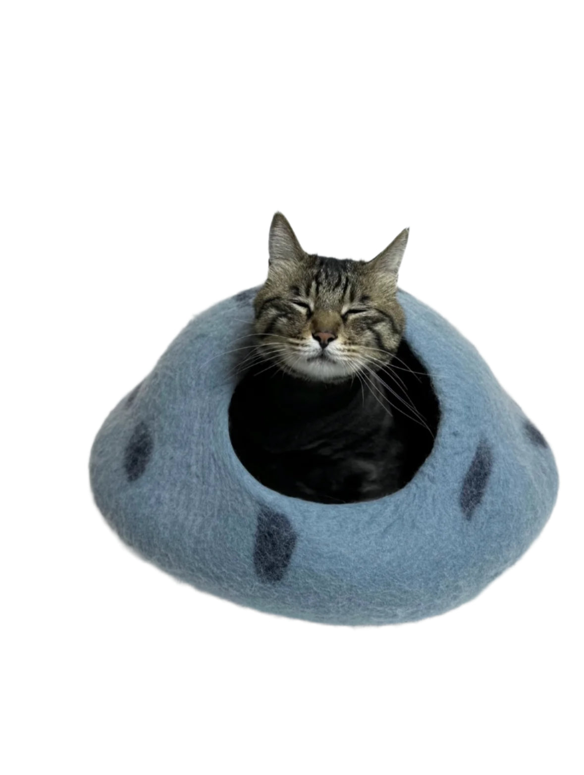 Blue Planet Wool Handmade Cave Cat House