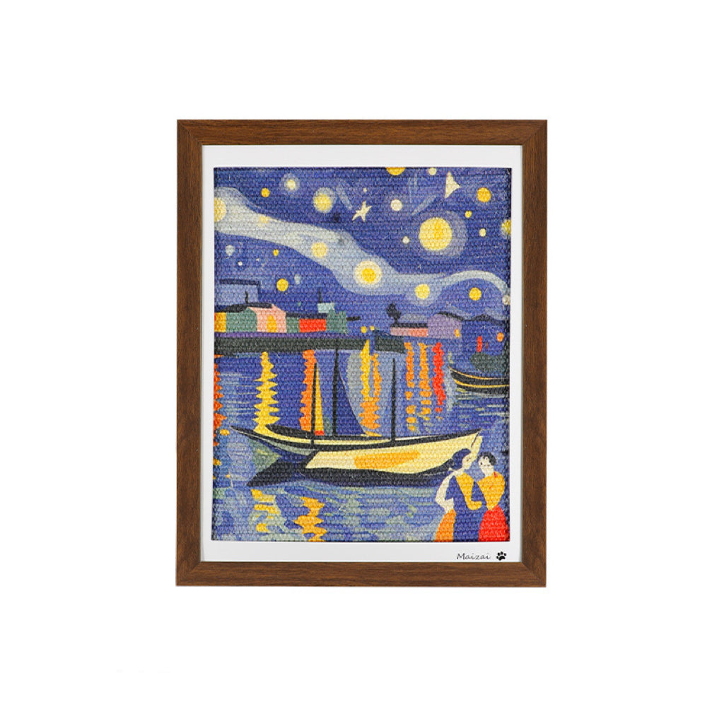 Rhone River Art Frame Sisal Cat Scratcher